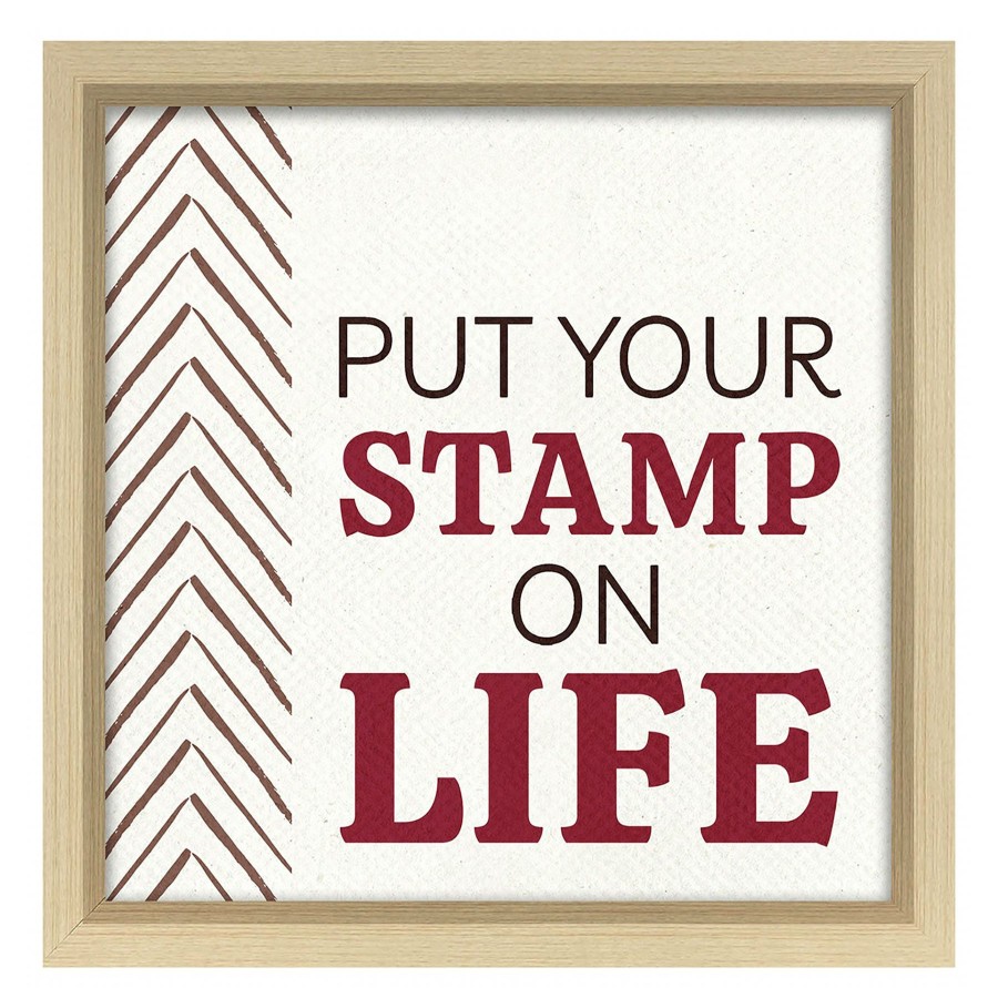 Home Accents * | Tracey Boyd Stamp On Life Sign, 7 Delicate Design