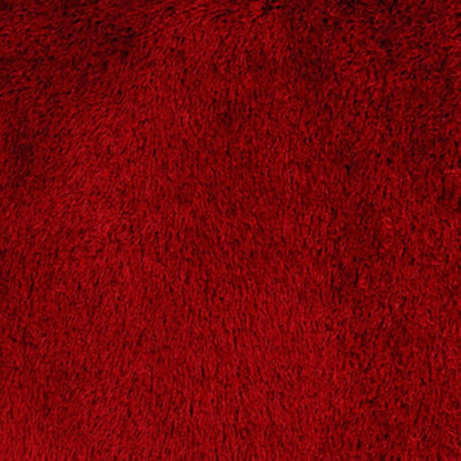 Rugs & Curtains * | Senses Red Shag Accent Rug, 27 42 Discount Store