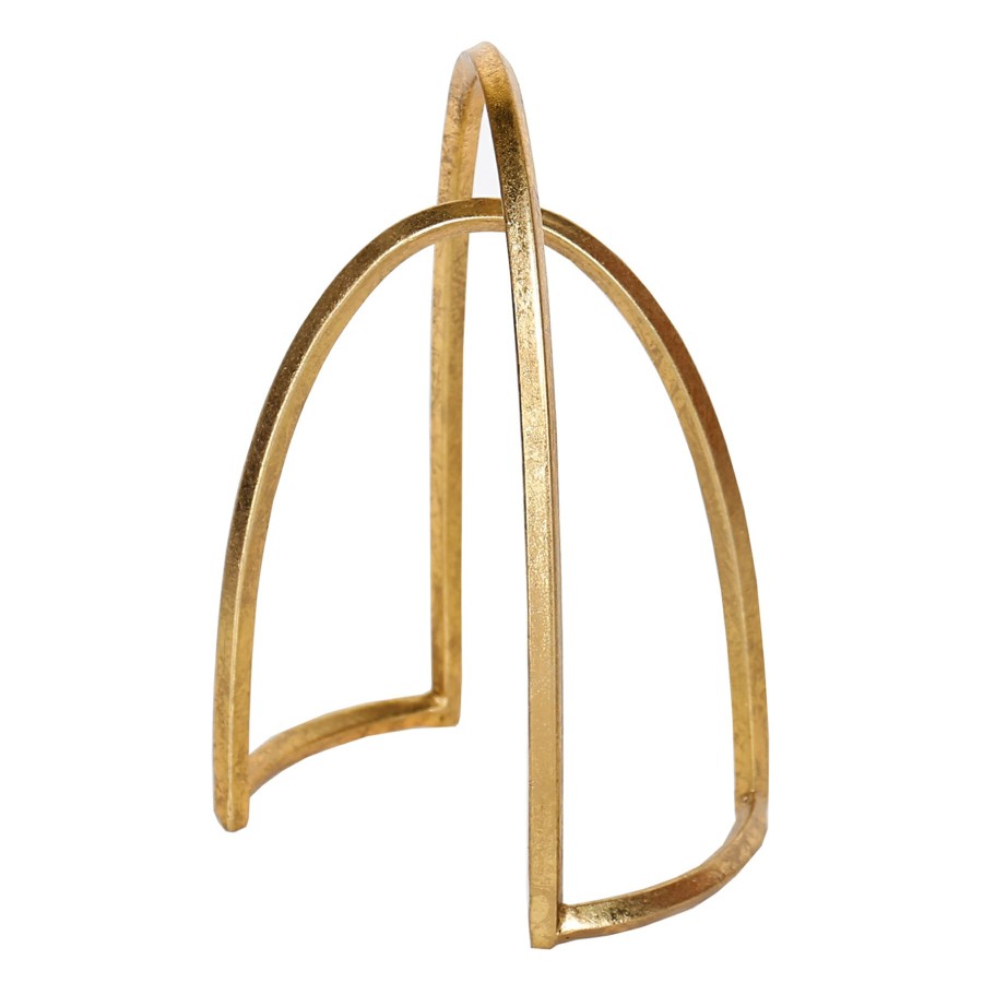 Home Accents * | Gold Metal Abstract Table Decor, 11 At Reduced Price