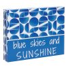 Home Accents * | Tracey Boyd Blue Skies Decorative Block, 8 10 At Discount Prices