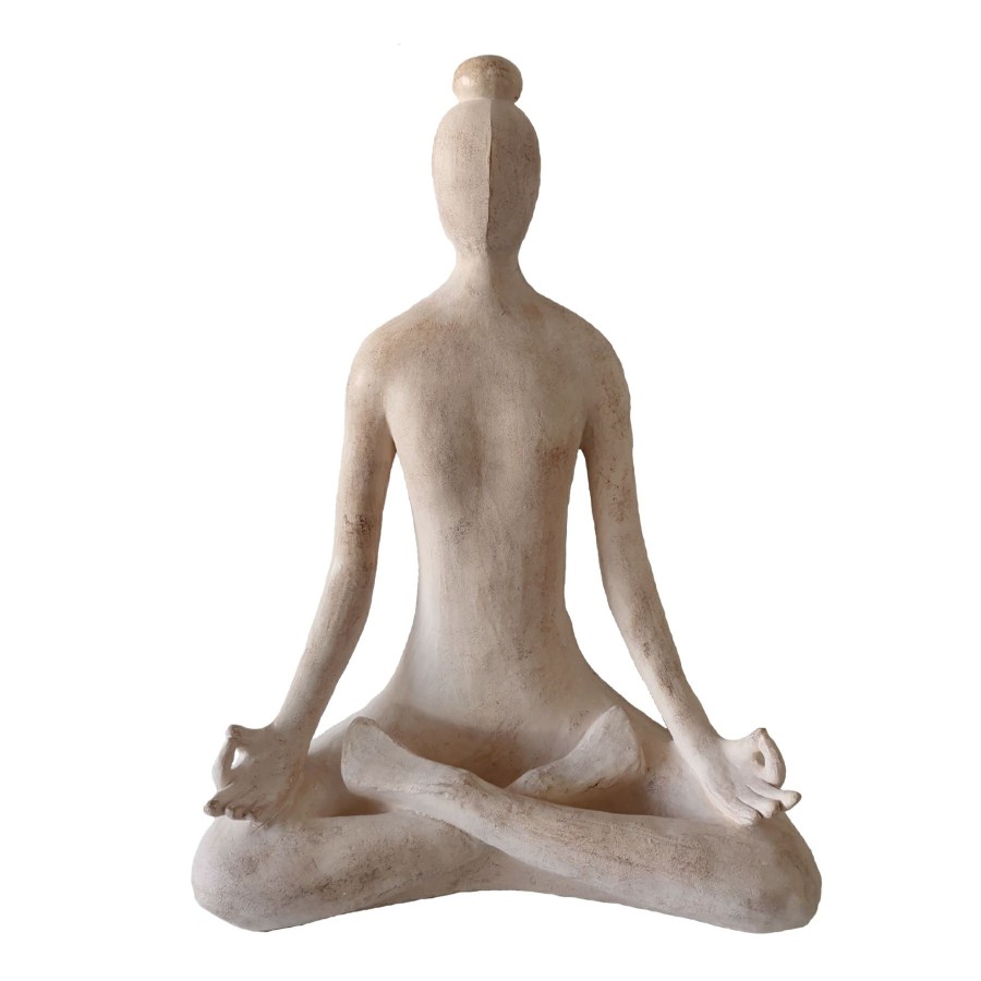 Home D Cor * | 35 Polyresin Yoga Decor Outlet