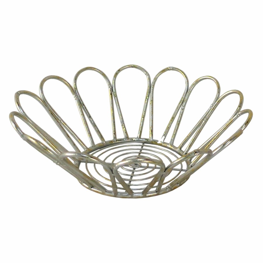 Home Accents * | Gold Bamboo Metal Bowl, 14 Exclusive Design