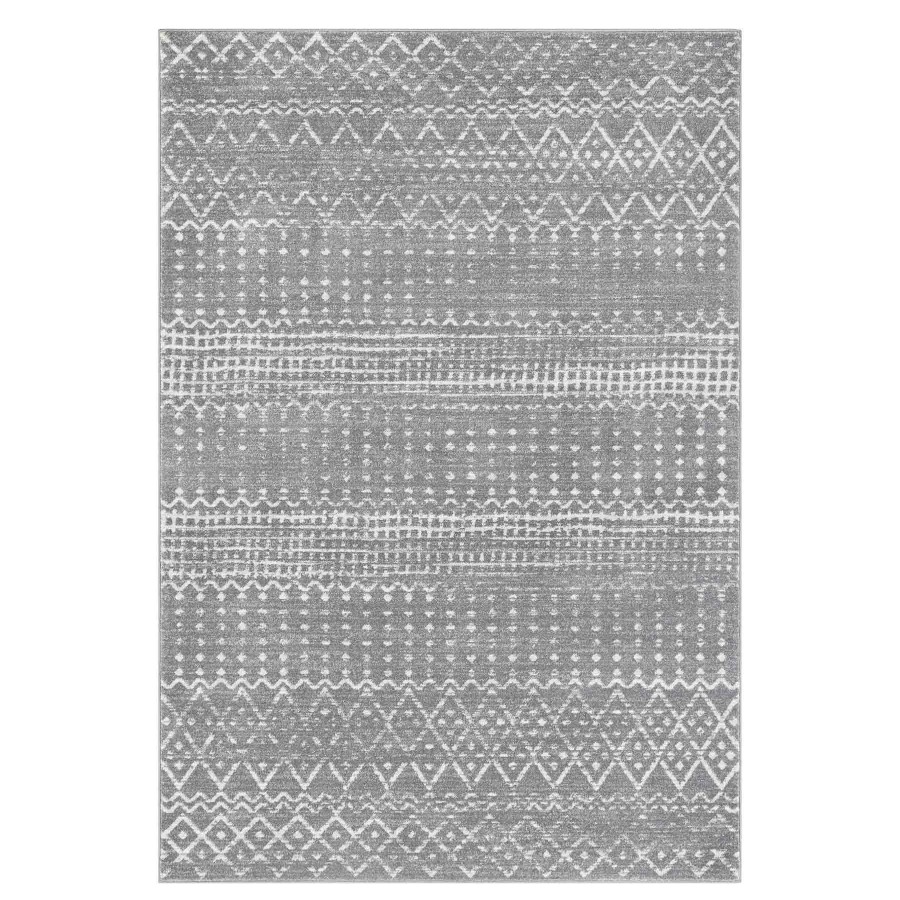 Rugs & Curtains * | (D580) Harput Grey Tribal Area Rug, 5 7 Fantastic Model