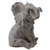 Home Accents * | Grey Sitting Elephant, 8 At Reduced Price