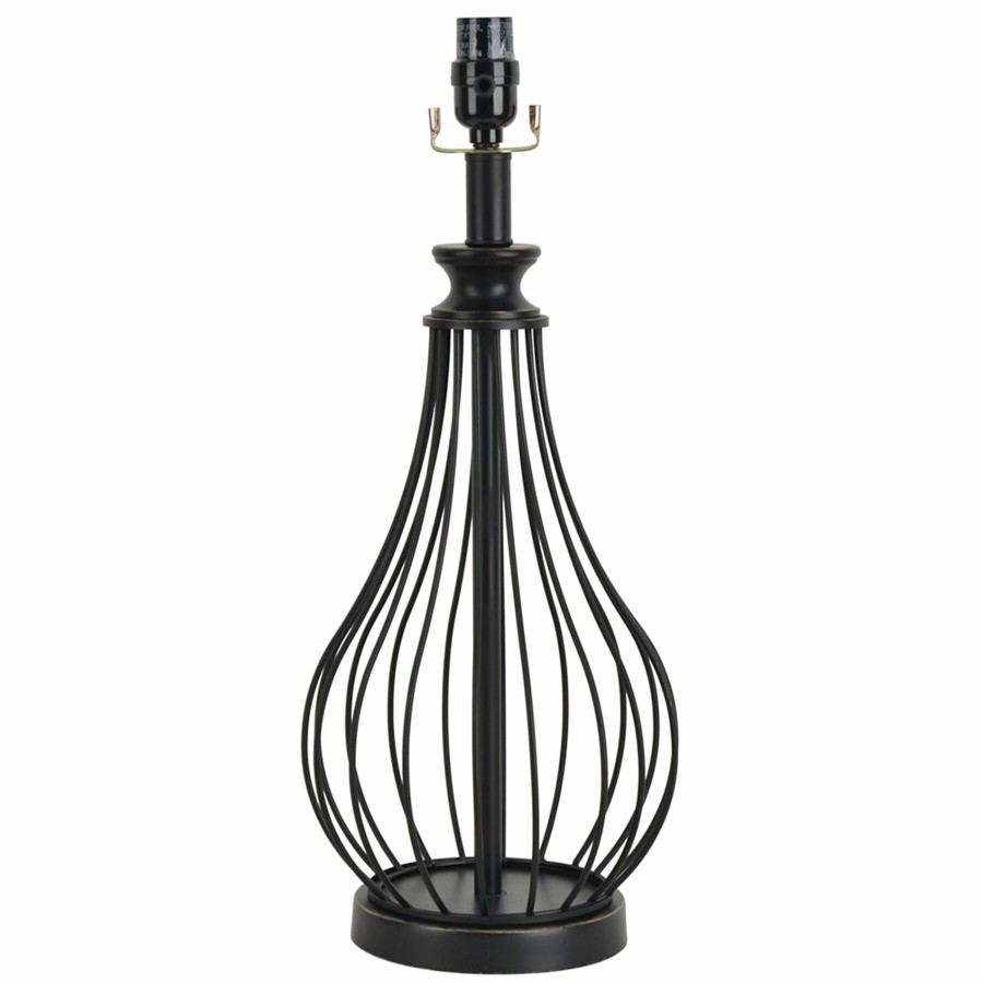 Home D Cor * | Black Metal Teardrop Table Lamp, 21 Fantastic Model