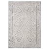 Rugs & Curtains * | (B788) House White & Grey Diamond Design Area Rug, 8 10 Exactly Discount