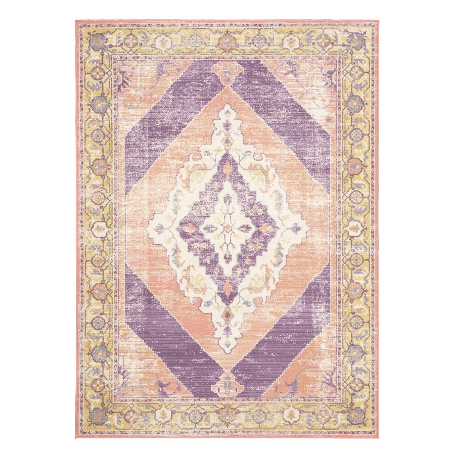 Rugs & Curtains * | (D540) Passion Multicolor Medallion Area Rug, 8 10 At Low Price