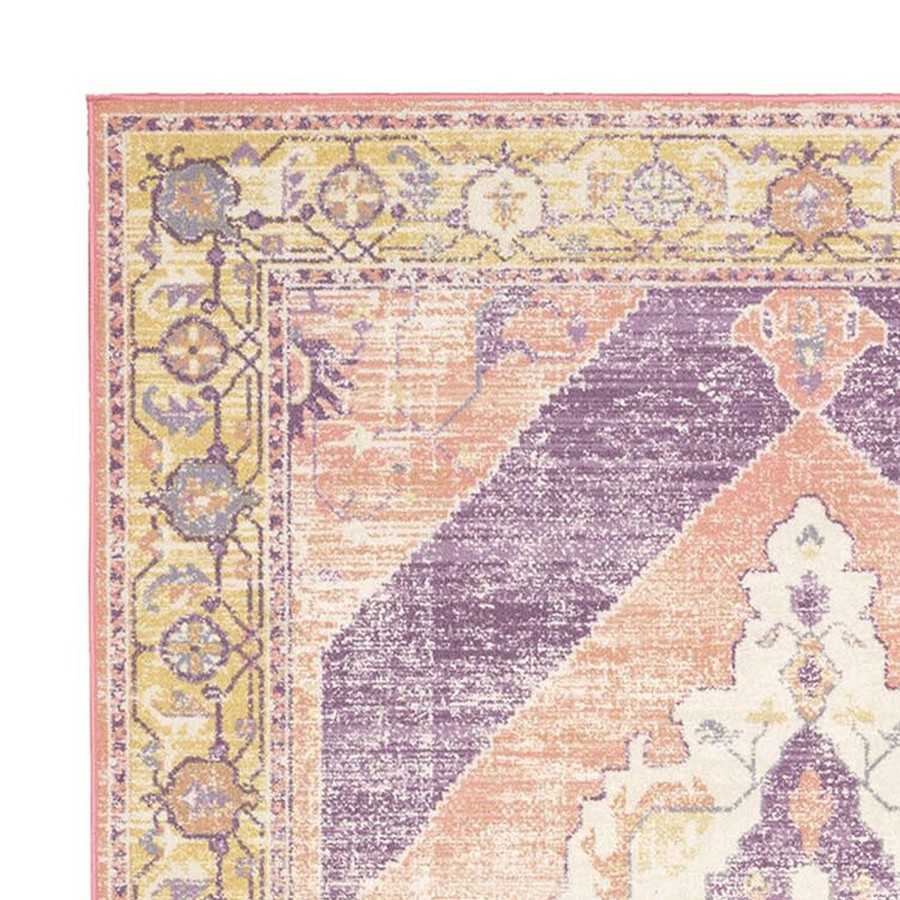 Rugs & Curtains * | (D540) Passion Multicolor Medallion Area Rug, 8 10 At Low Price