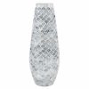 Home Accents * | Grey Oval Mosaic Glass Vase, 15 Outlet