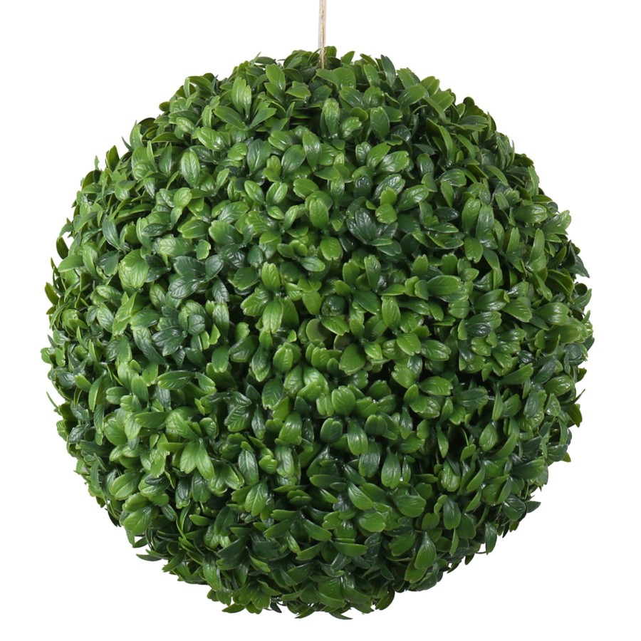 Home D Cor * | 10In Boxwood Ball Green Discount Store