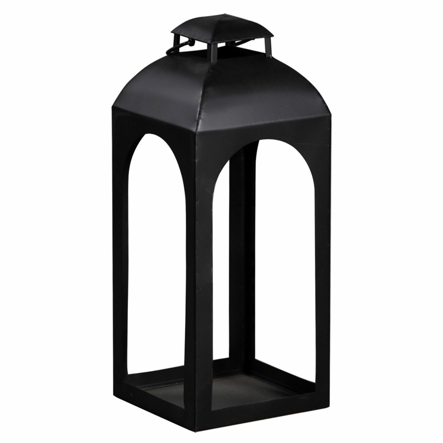 Home Accents * | Metal Black Lantern, 21 At Reduced Price