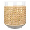 Home Accents * | Grace Mitchell Cane Wrapped Glass Vase, 7 Fire Sale