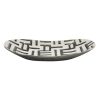 Home Accents * | Grey & Black Painted Decorative Boat Tray, 18 At Discount Prices