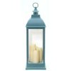 Home D Cor * | Teal Led Candle Lantern, 28 Lower Prices