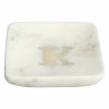 Home Accents * | Monogram Marbled Trinket Tray, K Reduction In Price