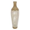 Home D Cor * | Brown Rattan Floor Vase, 39 Exactly Discount