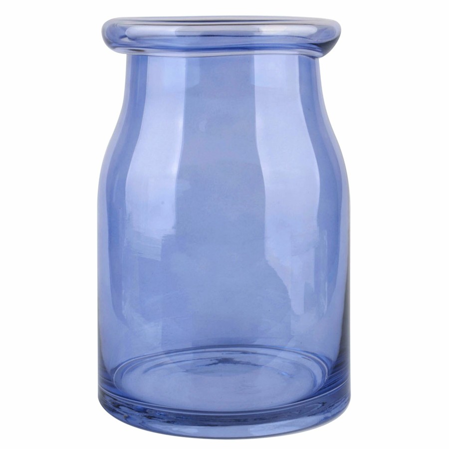 Home Accents * | Blue Glass Vase, 11 Quality Guarantee