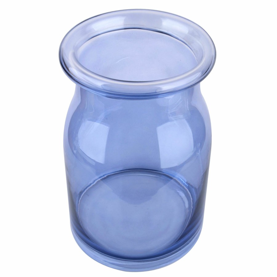 Home Accents * | Blue Glass Vase, 11 Quality Guarantee