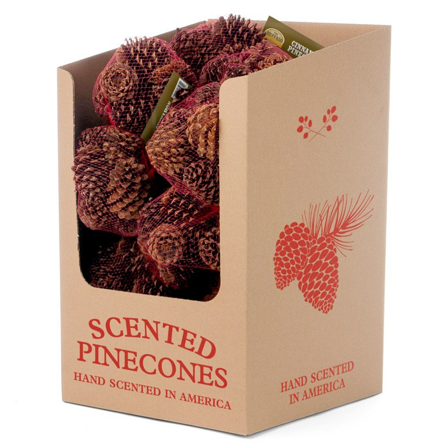 Home D Cor * | Apple Orchard Scented Pinecones Quality Guarantee