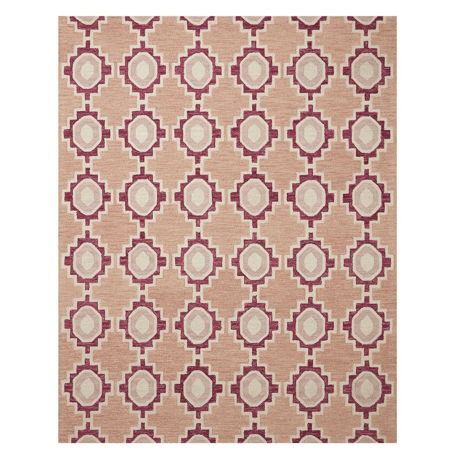 Rugs & Curtains * | (A468) Arthur Orange Patterned Area Rug, 8 10 Reliable Quality