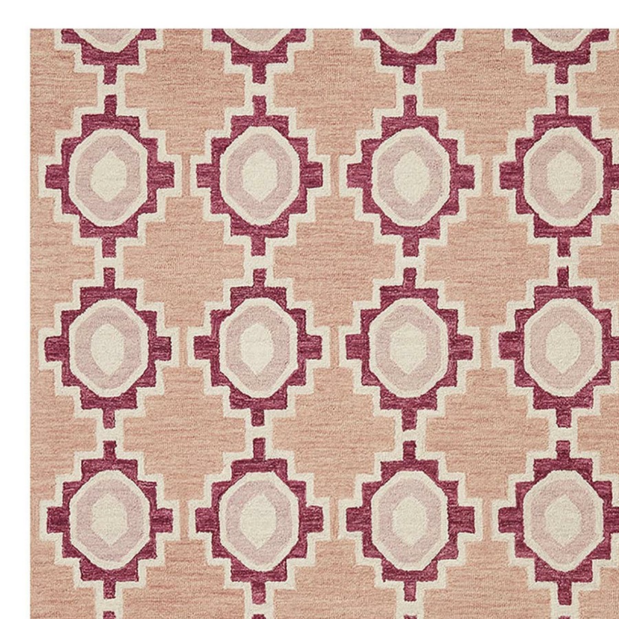 Rugs & Curtains * | (A468) Arthur Orange Patterned Area Rug, 8 10 Reliable Quality