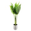 Home D Cor * | Leaf Tree With White Planter, 29 Outlet Sale