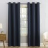 Rugs & Curtains * | Montego Navy Grommet Light Filtering Curtain Panel, 84 Outlet