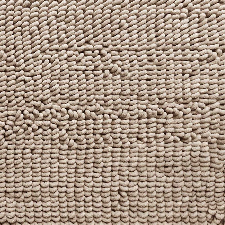 Rugs & Curtains * | Alyssa Taupe Bath Mat 20X30 Quality Guarantee