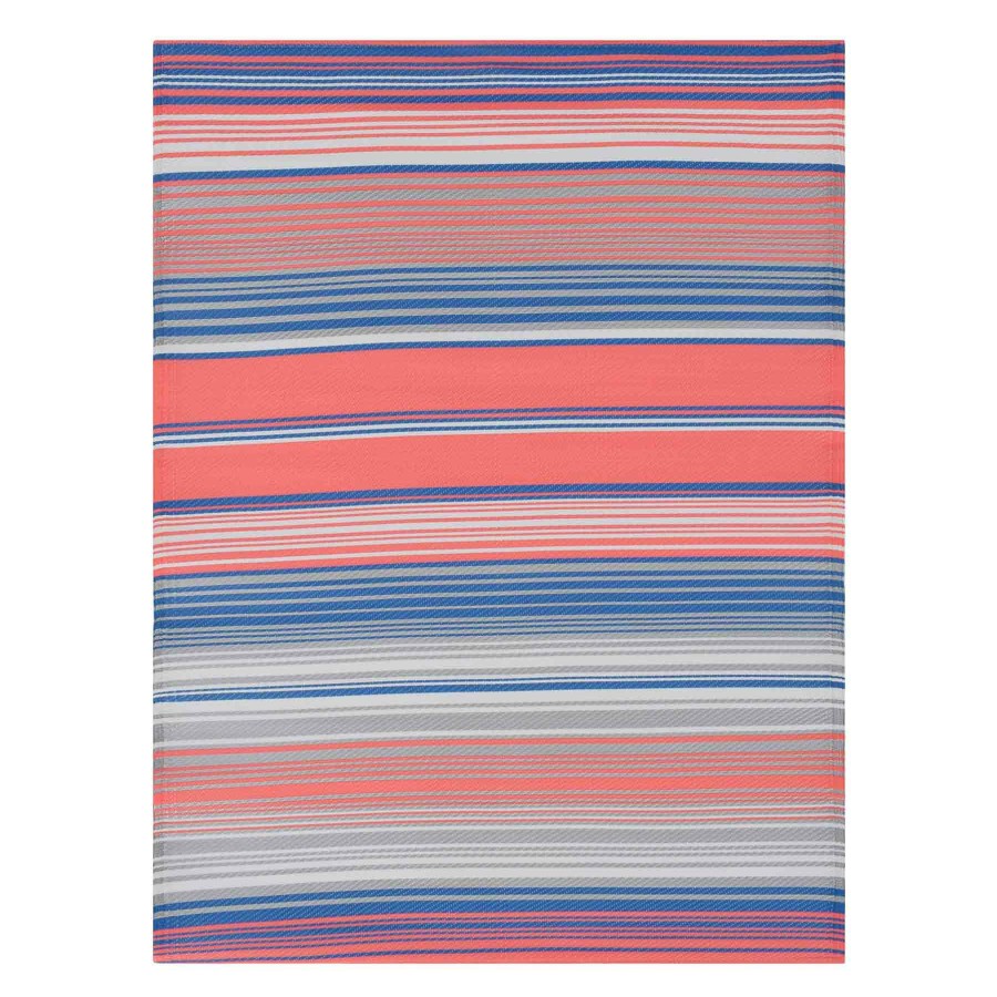 Rugs & Curtains * | Plastic Multi-Colored Striped Area Rug, 5 7 Quality Guarantee