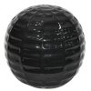 Home Accents * | Black Ribbed Ceramic Sphere, 4 At Reduced Price