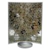 Home Accents * | Grey Silver Mosaic Wall Sconce, 10 Good Quality