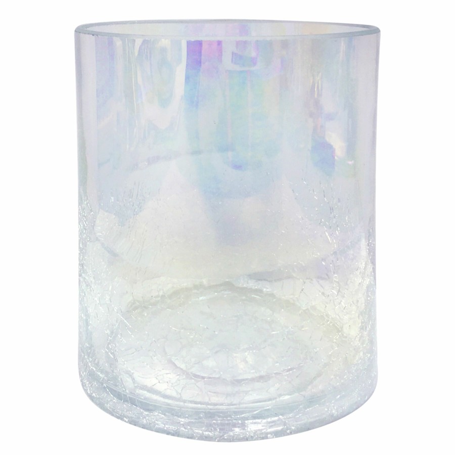 Home Accents * | Clear Glass Pillar Candle Holder, 5 Outlet