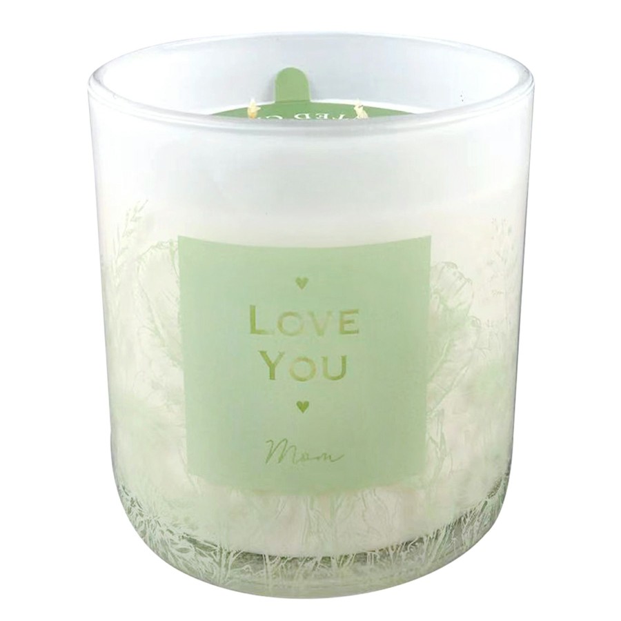 Home D Cor * | Love You Mom Green Jar Candle, 13Oz Exclusive Design