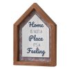 Home Accents * | Home Is Not A Place, It'S A Feeling Table Sign, 6 8 Outlet Sale