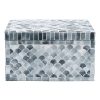 Home Accents * | Grey Mosaic Decorative Box, 9 5 At Discount Prices