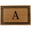 Rugs & Curtains * | Monogram A Coir Mat, 18 27 Discounts