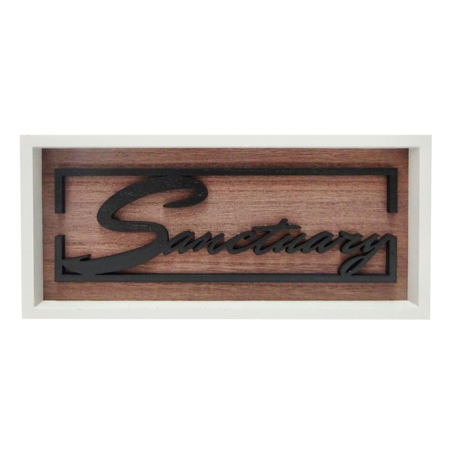 Home Accents * | Sanctuary Bock Sign, 12 At Reduced Price