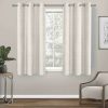 Rugs & Curtains * | Whitake White Rod Pocket Light Filtering Grommet Curtain Panel, 63 Good Quality