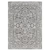 Rugs & Curtains * | (D506) Grey Medallion Area Rug, 5 7 Exceptional Design