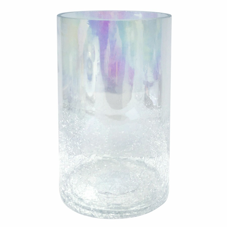 Home Accents * | Clear Glass Pillar Candle Holder, 8 Discounts