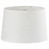 Home D Cor * | Gold & White Linen Blend Table Lamp Shade, 10 12 At Reduced Price