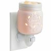 Home D Cor * | Mason Jar Plugin Wax Warmer White New Collections