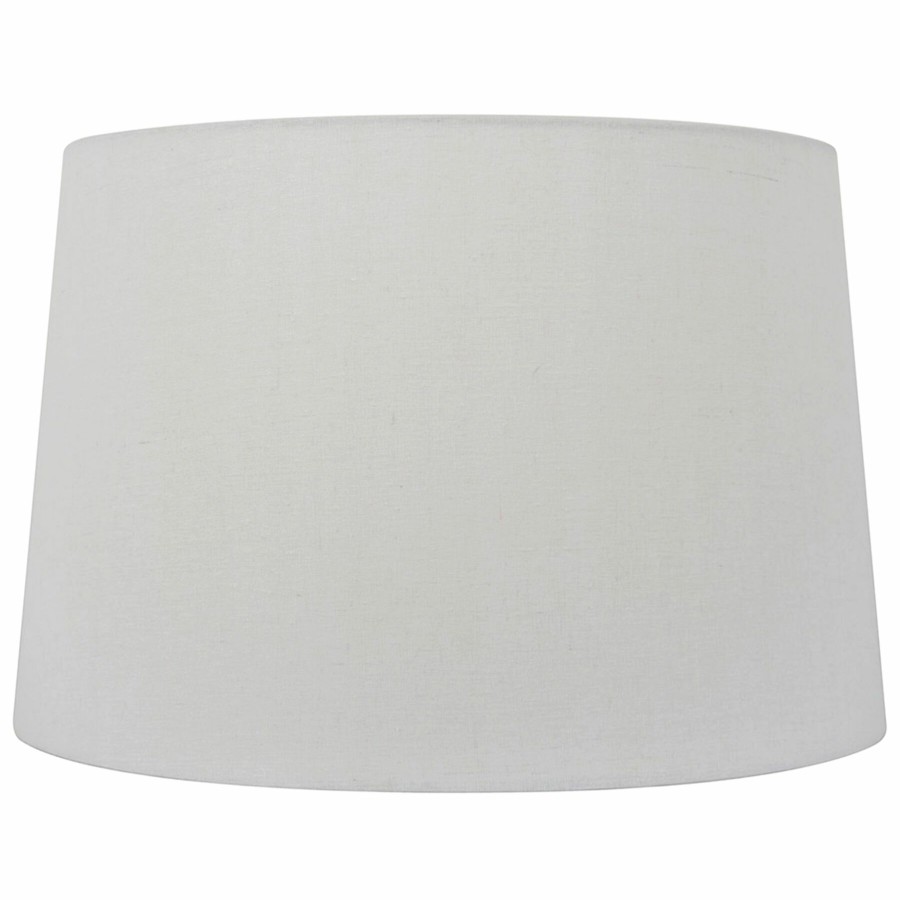 Home D Cor * | White Table Lamp Shade, 10 14 Exclusive Design