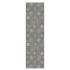 Rugs & Curtains * | (D505) Empress Grey Floral Medallion Runner, 2 7 Fire Sale