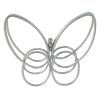 Home Accents * | Laila Ali Silver Metal Butterfly Decor, 9 Lower Prices