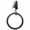 Rugs & Curtains * | 1 Diameter 7-Piece Clip Ring Set, Black Finish Exceptional Design