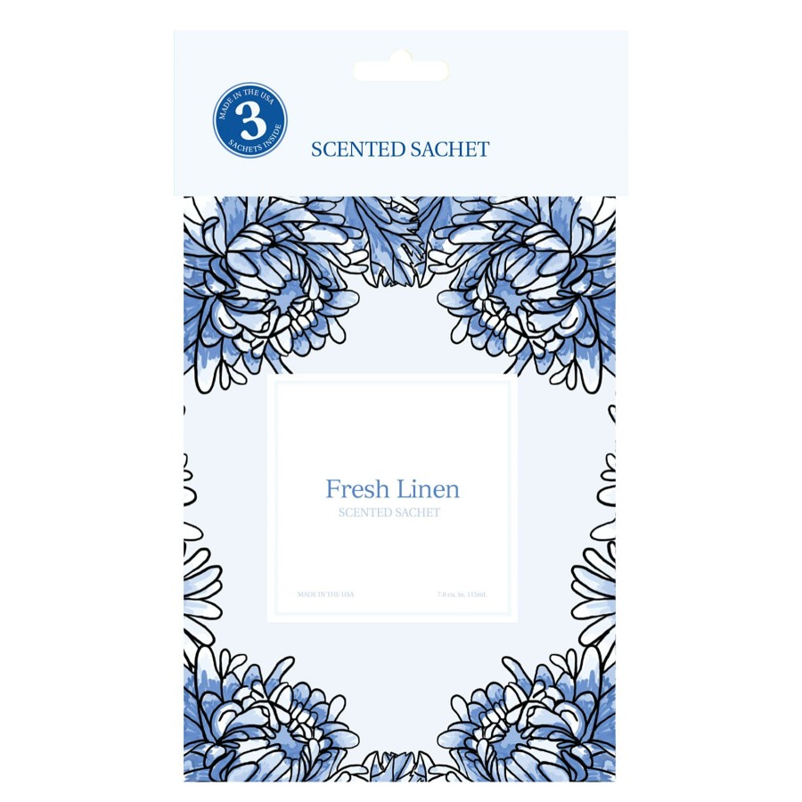 Home D Cor * | Fresh Linen 3-Pack Sachet Quality Guarantee