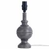 Home D Cor * | Grey Metallic Round Mini Accent Lamp, 13 At Low Price