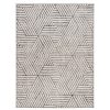 Rugs & Curtains * | (D584) Venus Grey Geometric Area Rug, 4 6 Exactly Discount