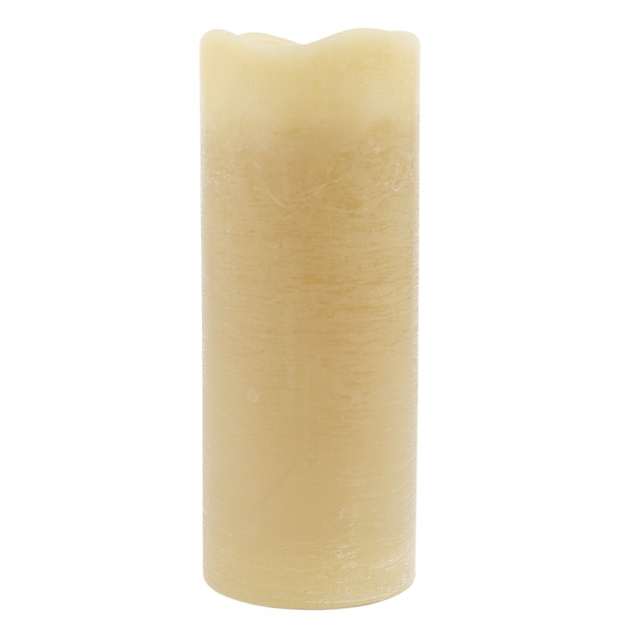 Home D Cor * | 4X10 Led Wax Candle With 6 Hour Timer Brown Exactly Discount